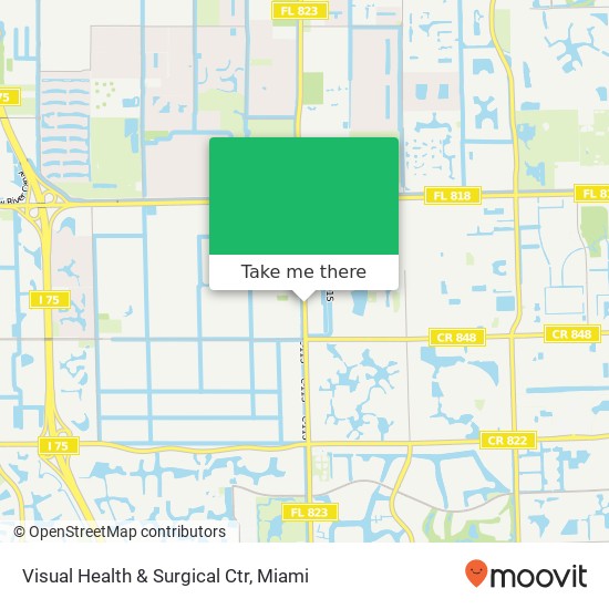 Visual Health & Surgical Ctr map