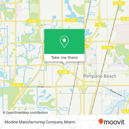 Modine Manufacturing Company map