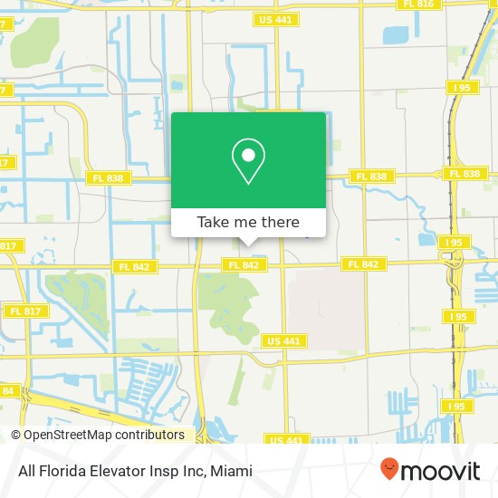 All Florida Elevator Insp Inc map