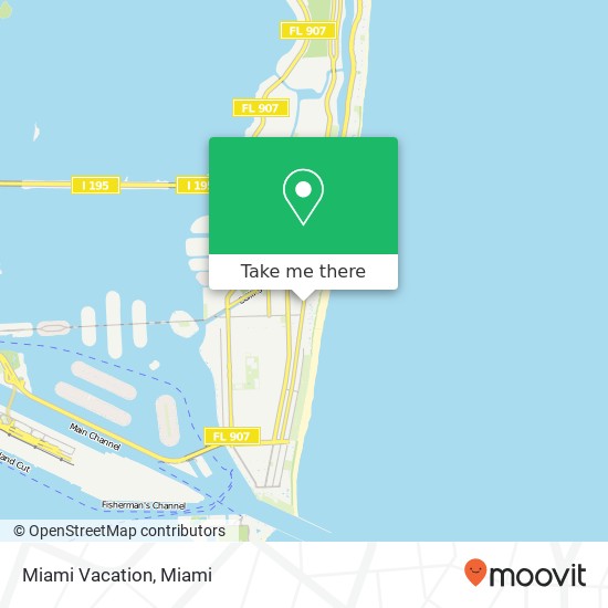 Miami Vacation map