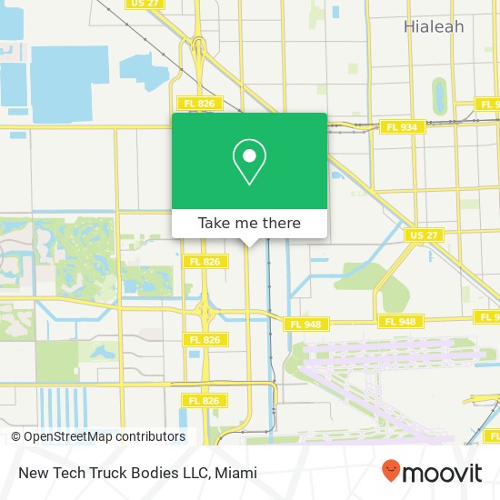 Mapa de New Tech Truck Bodies LLC