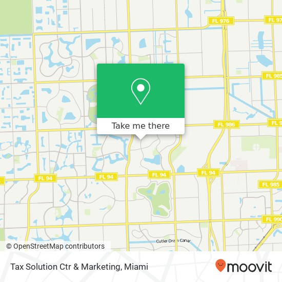 Tax Solution Ctr & Marketing map