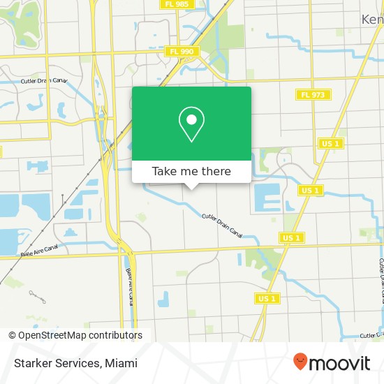 Starker Services map