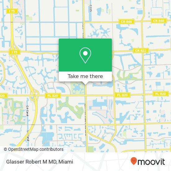 Glasser Robert M MD map