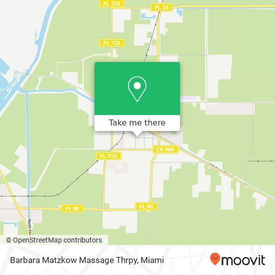 Barbara Matzkow Massage Thrpy map