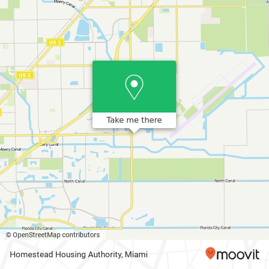 Homestead Housing Authority map