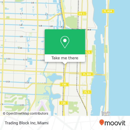 Trading Block Inc map