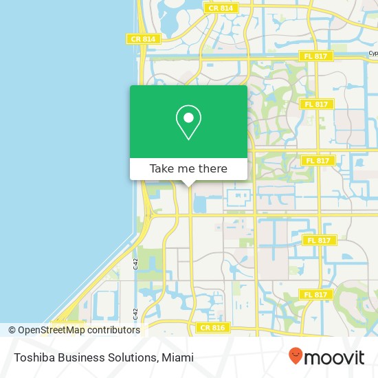 Toshiba Business Solutions map