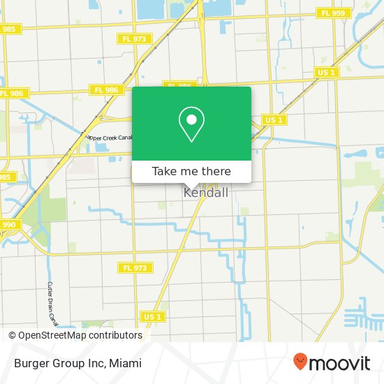 Mapa de Burger Group Inc