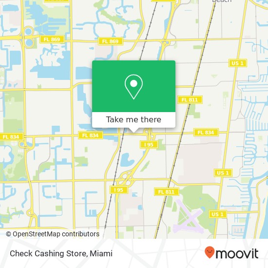 Check Cashing Store map