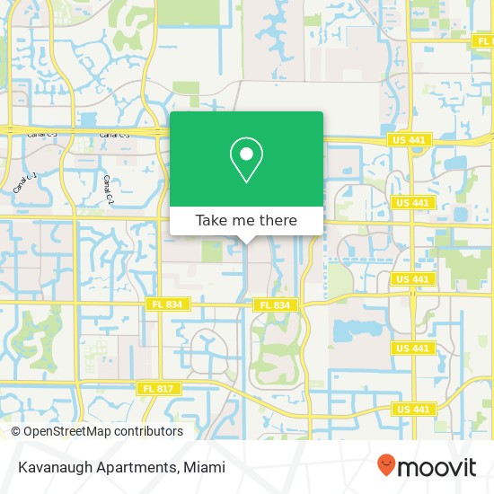 Kavanaugh Apartments map