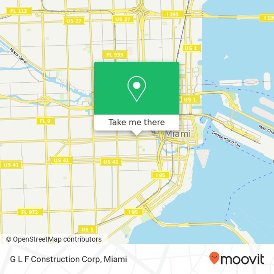 Mapa de G L F Construction Corp