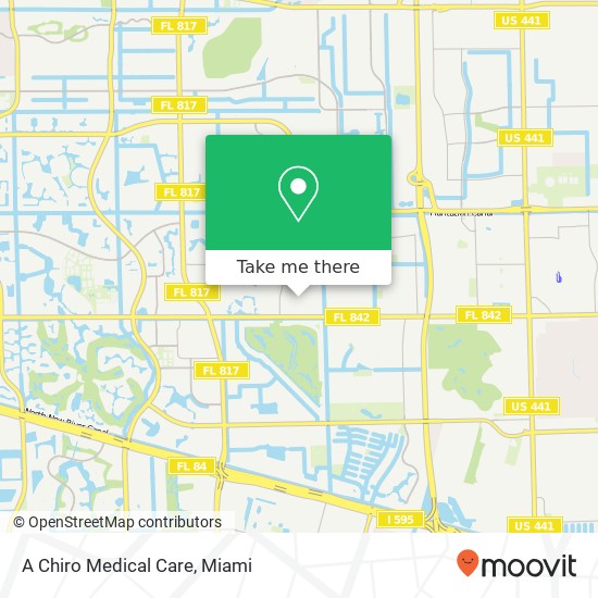 A Chiro Medical Care map