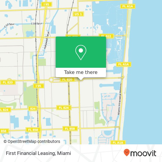 Mapa de First Financial Leasing