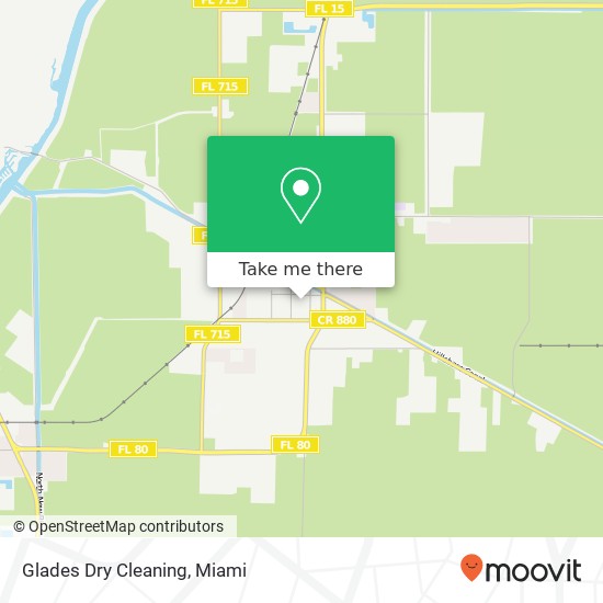 Glades Dry Cleaning map