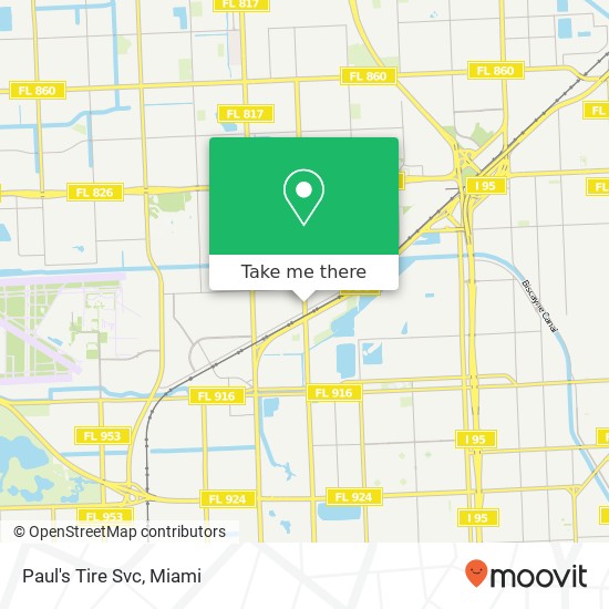 Mapa de Paul's Tire Svc