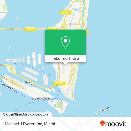 Michael J Everett Inc map