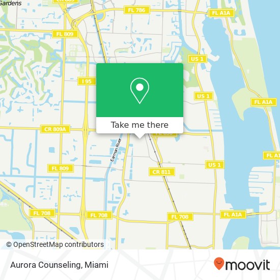 Aurora Counseling map