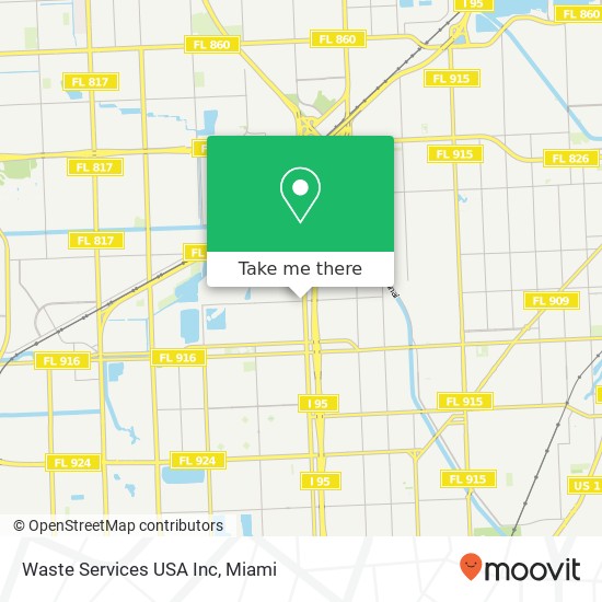 Mapa de Waste Services USA Inc