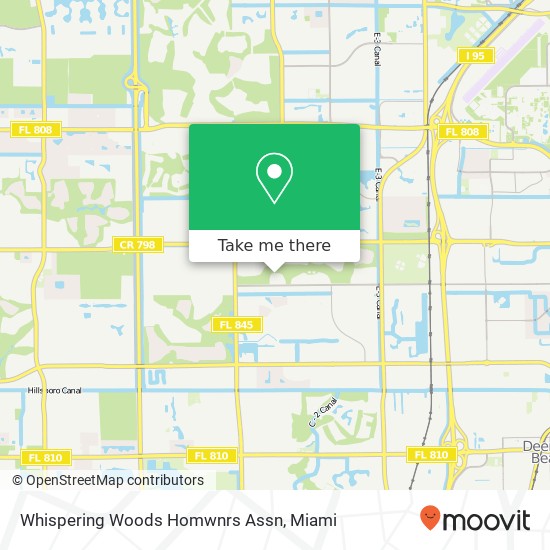 Mapa de Whispering Woods Homwnrs Assn