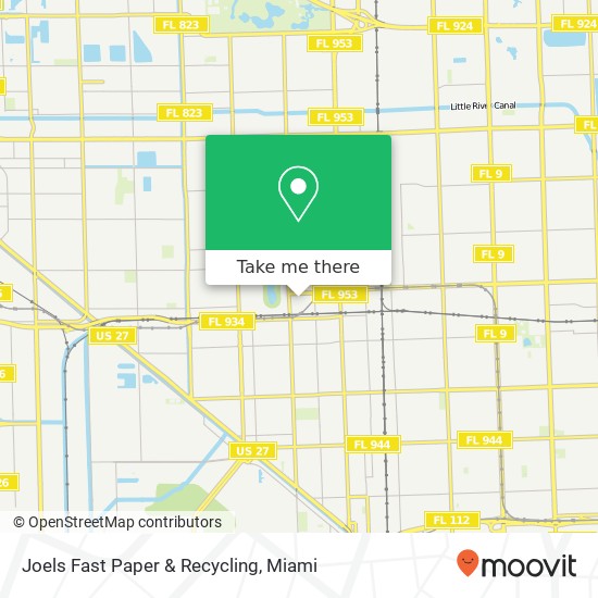 Joels Fast Paper & Recycling map