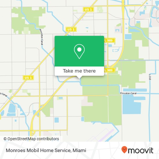 Monroes Mobil Home Service map