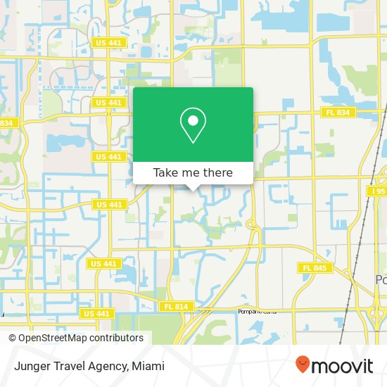 Junger Travel Agency map