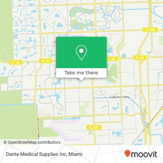 Mapa de Dante Medical Supplies Inc