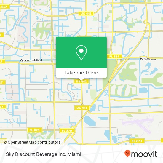 Sky Discount Beverage Inc map