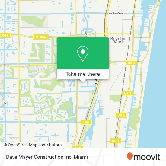 Mapa de Dave Mayer Construction Inc