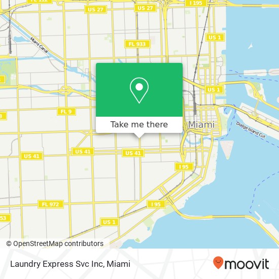 Laundry Express Svc Inc map