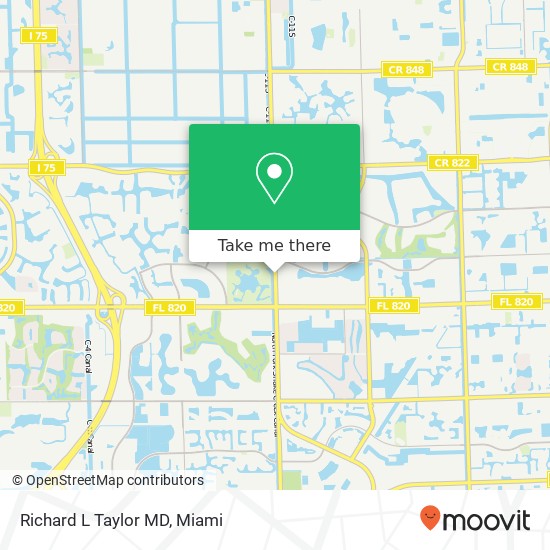 Richard L Taylor MD map