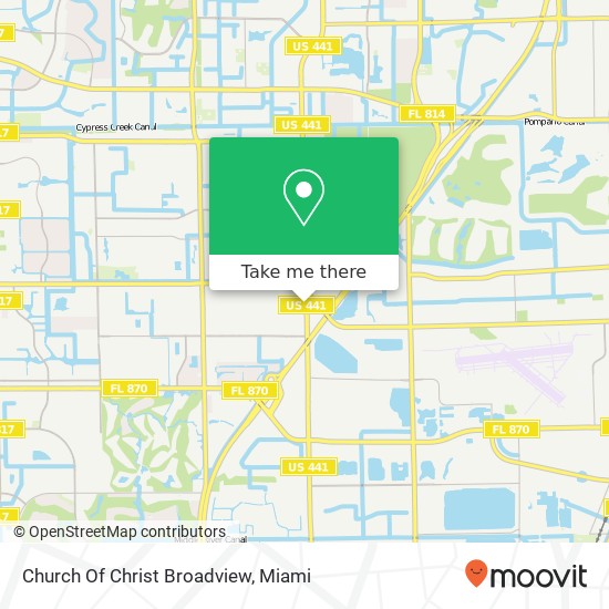 Church Of Christ Broadview map