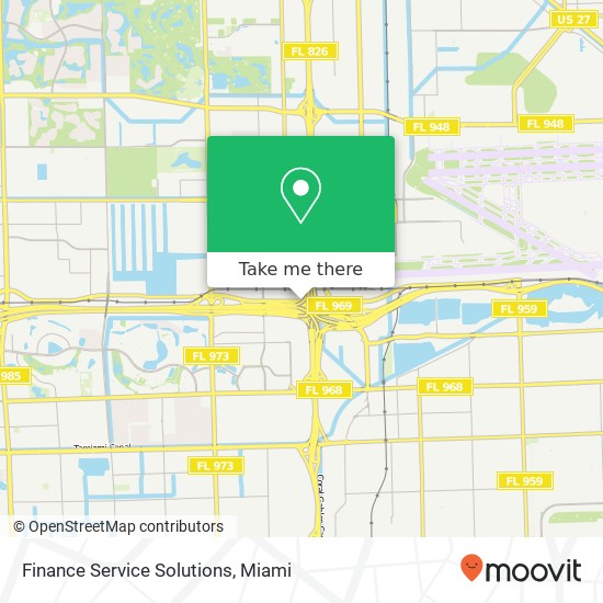 Finance Service Solutions map