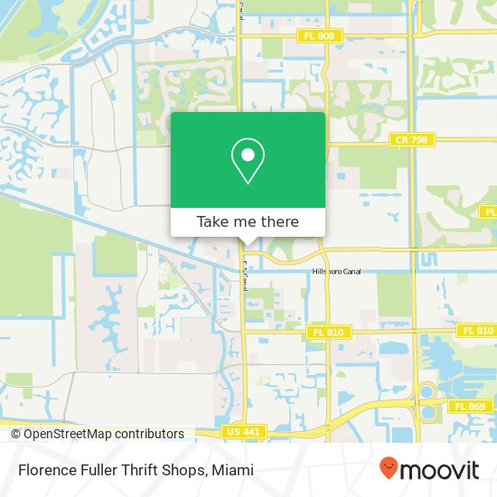 Mapa de Florence Fuller Thrift Shops