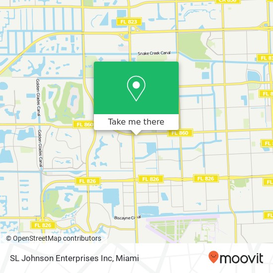 Mapa de SL Johnson Enterprises Inc