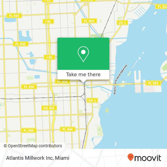 Atlantis Millwork Inc map