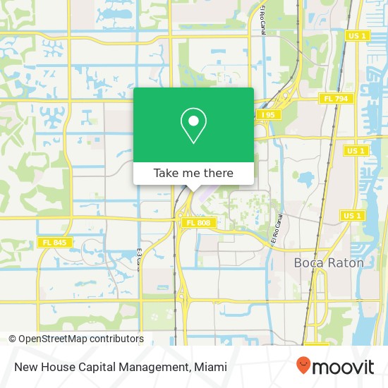 New House Capital Management map