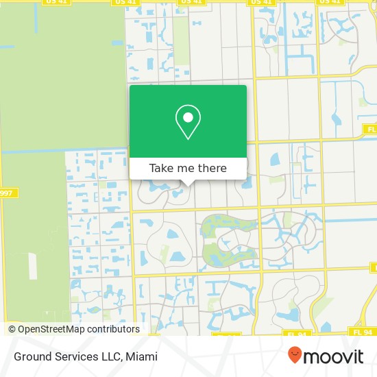 Ground Services LLC map