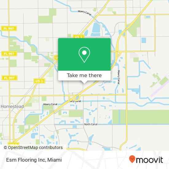 Esm Flooring Inc map