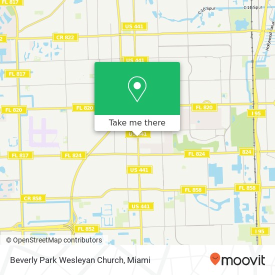 Beverly Park Wesleyan Church map