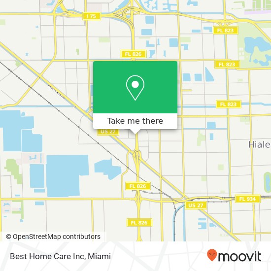 Best Home Care Inc map