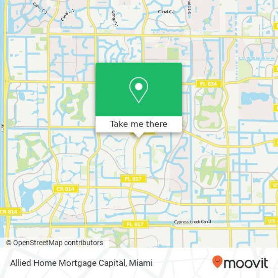 Allied Home Mortgage Capital map