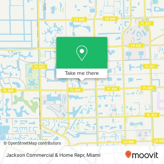 Jackson Commercial & Home Repr map