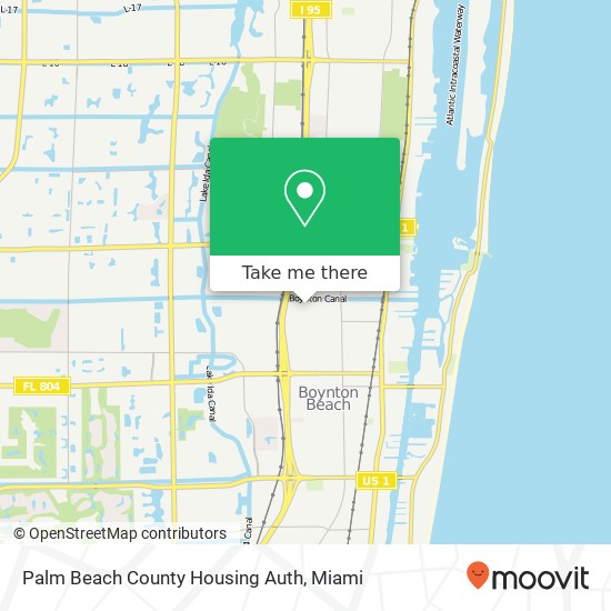 Palm Beach County Housing Auth map