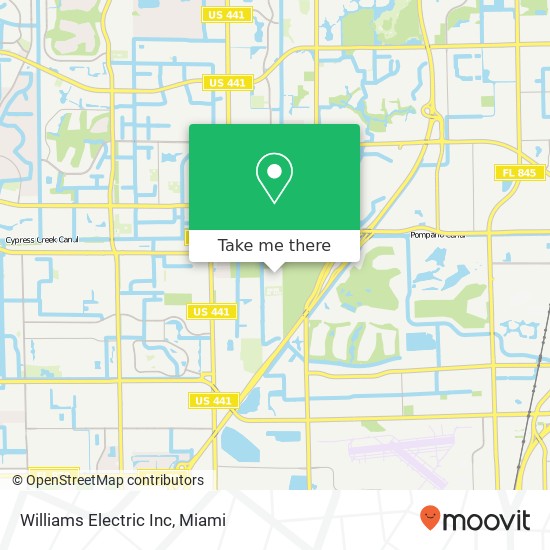 Williams Electric Inc map