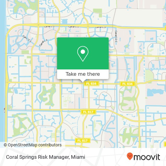 Coral Springs Risk Manager map