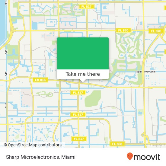 Mapa de Sharp Microelectronics