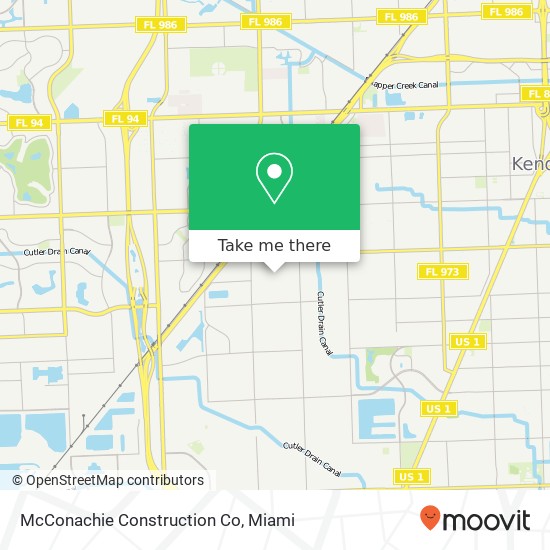 McConachie Construction Co map
