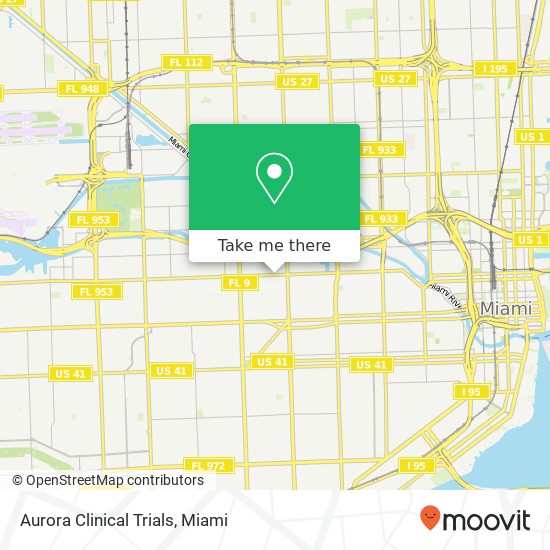 Mapa de Aurora Clinical Trials